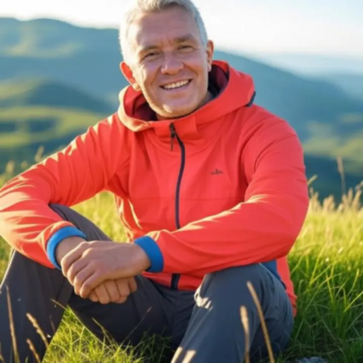 Magyar túrázó hegyi környezetben, Moveonixe felszereléssel