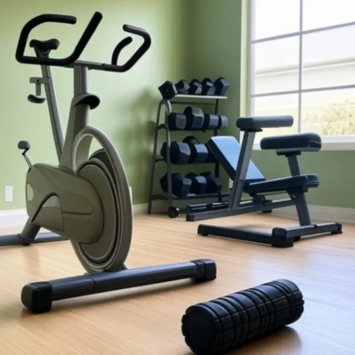 Modern otthoni edzőterem Moveonixe sporteszközökkel