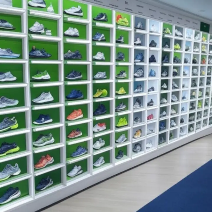 Sport- és fitnesz termékkatalógus vizuális bemutatása