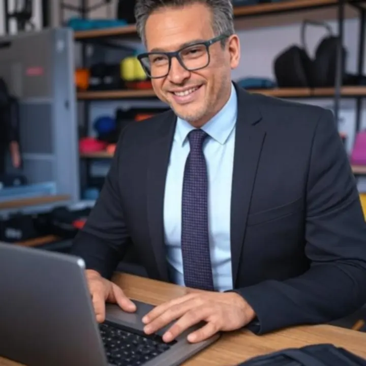 Szakértő ügyfélszolgálati munkatárs sportra és fitneszre vonatkozó termékajánlást ad egy vásárlónak